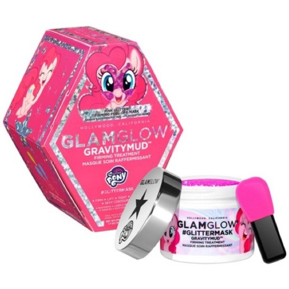🆕 NIB 🌟 GLAMGLOW X My Little Pony #GLITTERMASK Gravitymud - Picture 1 of 6